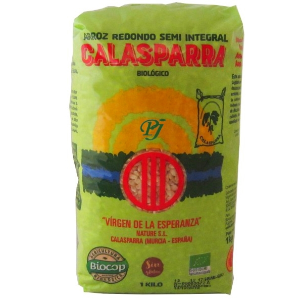 Calasparra Arroz Semiintegral 1Kg - Biocop